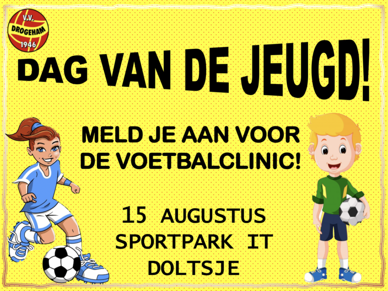 DAG VOOR DE JEUGD met VEENS VOETBAL ACADAMY