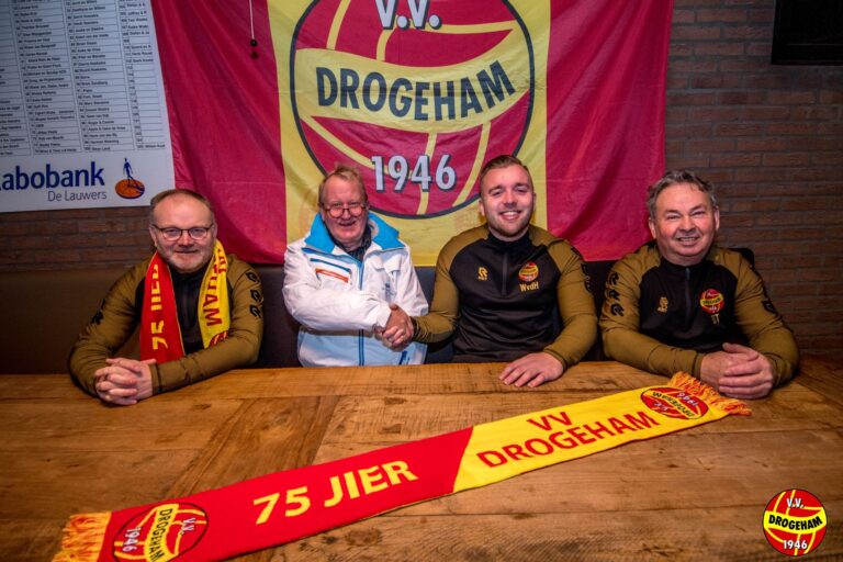 VV Drogeham zeer content met contractverlenging  Wilco van der Heide
