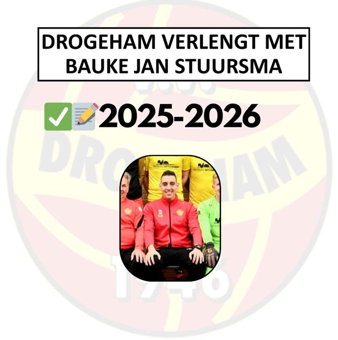 Drogeham verlengt met hoofdtrainer Bouke Jan Stuursma